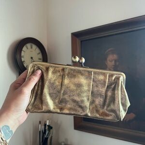 Y2k unlisted Elegant Gold Clutch Bag